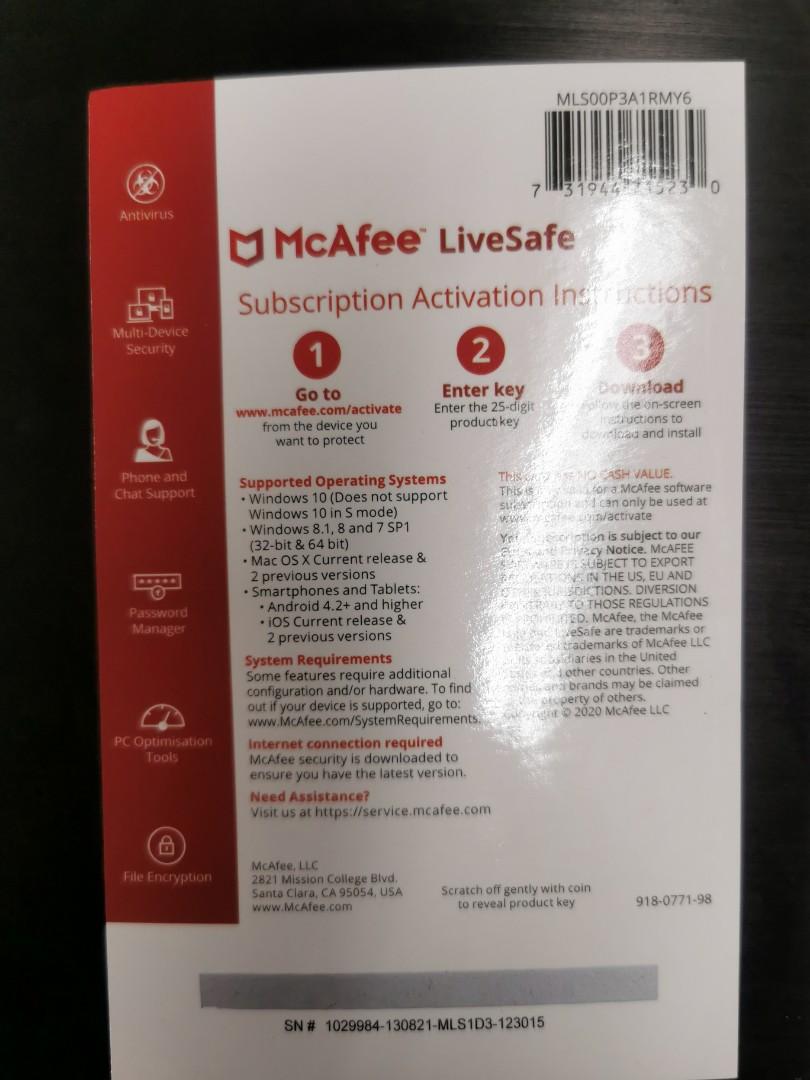 Mcafee Anti-virus, Computers & Tech, Parts & Accessories ...