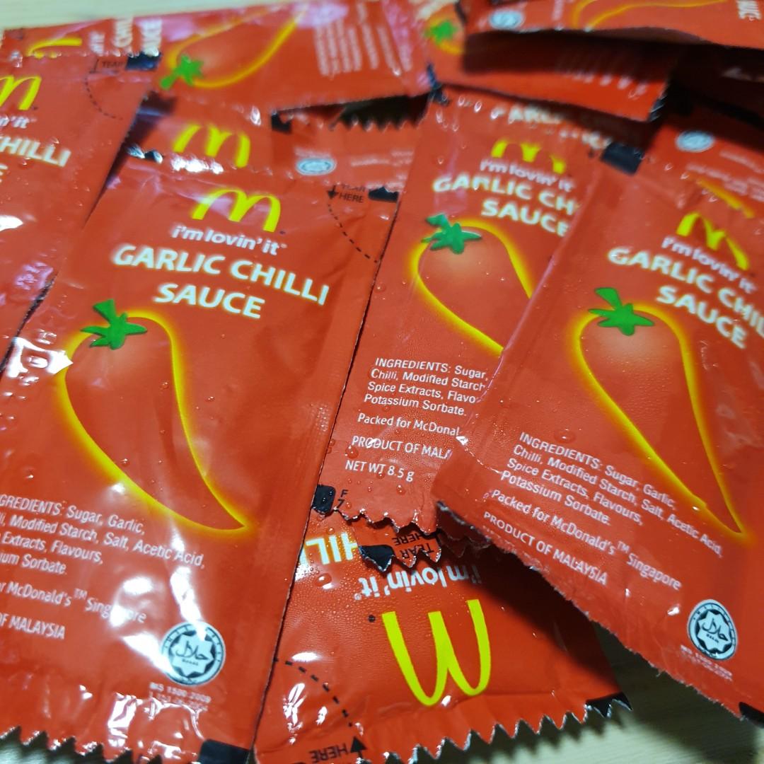 Mcdonald's Garlic Chilli Sauce, Food & Drinks, Spice & Seasoning on