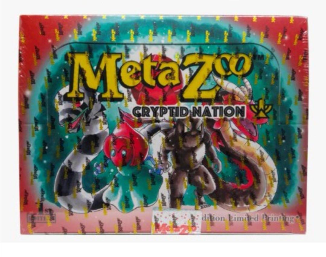 MetaZoo Cryptid Nation 1st Edition Sealed Booster Pack In Hand. 