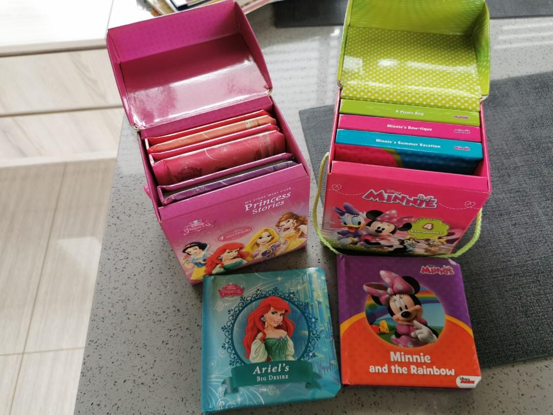 Mini book set - Princess stories and Minnie, Hobbies & Toys, Books ...