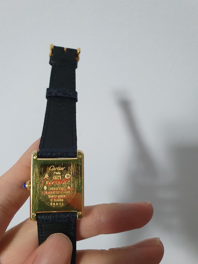 de Cartier Tank Art Deco Dial 