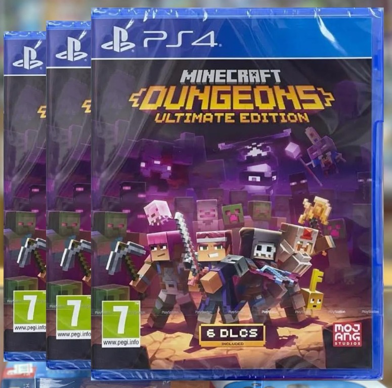 NEW AND SEALED Carousell Gaming, Game PS4 Edition Video Video on Ultimate Dungeons Minecraft Games, (English), PlayStation