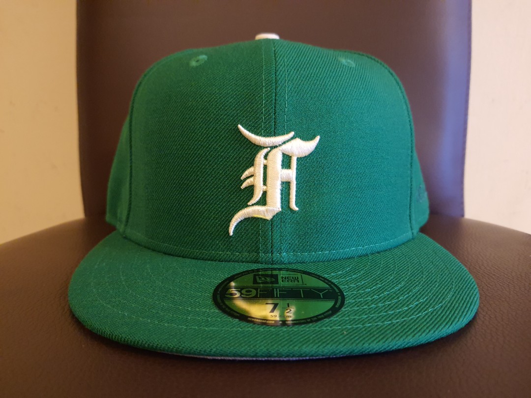 Fear of God Essentials New Era Exclusive 59FIFTY Fitted Hat (FW21) Green