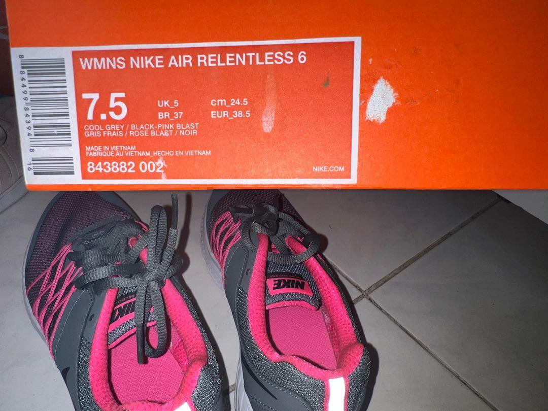 wmns nike air relentless 6