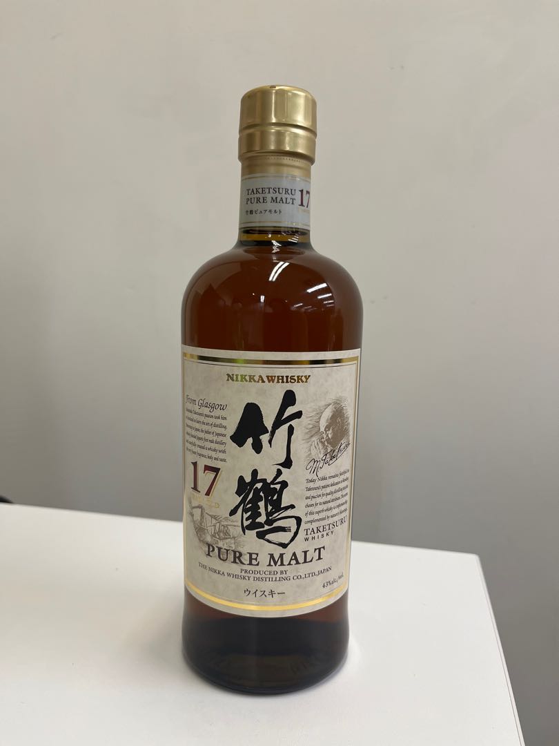 Nikka Whisky 竹鶴17年日本威士忌, 嘢食& 嘢飲, 酒精飲料- Carousell