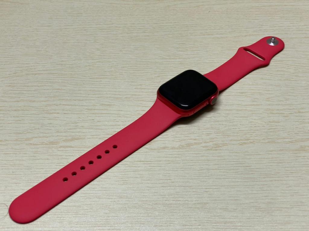 Apple watch series shop 6 red aluminum case