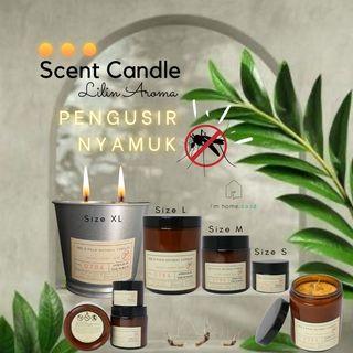 Pengusir Nyamuk lilin aromaterapi natural candle mosquito repellent