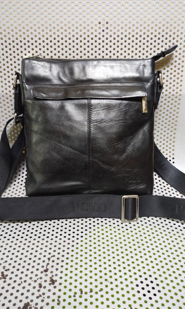 Polo leather sling bag discount