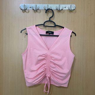 Y2K Pomelo Pink Crop Top