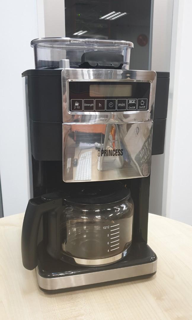 Princess 249402 Coffee Maker and Grinder DeLuxe, TV & Home Appliances