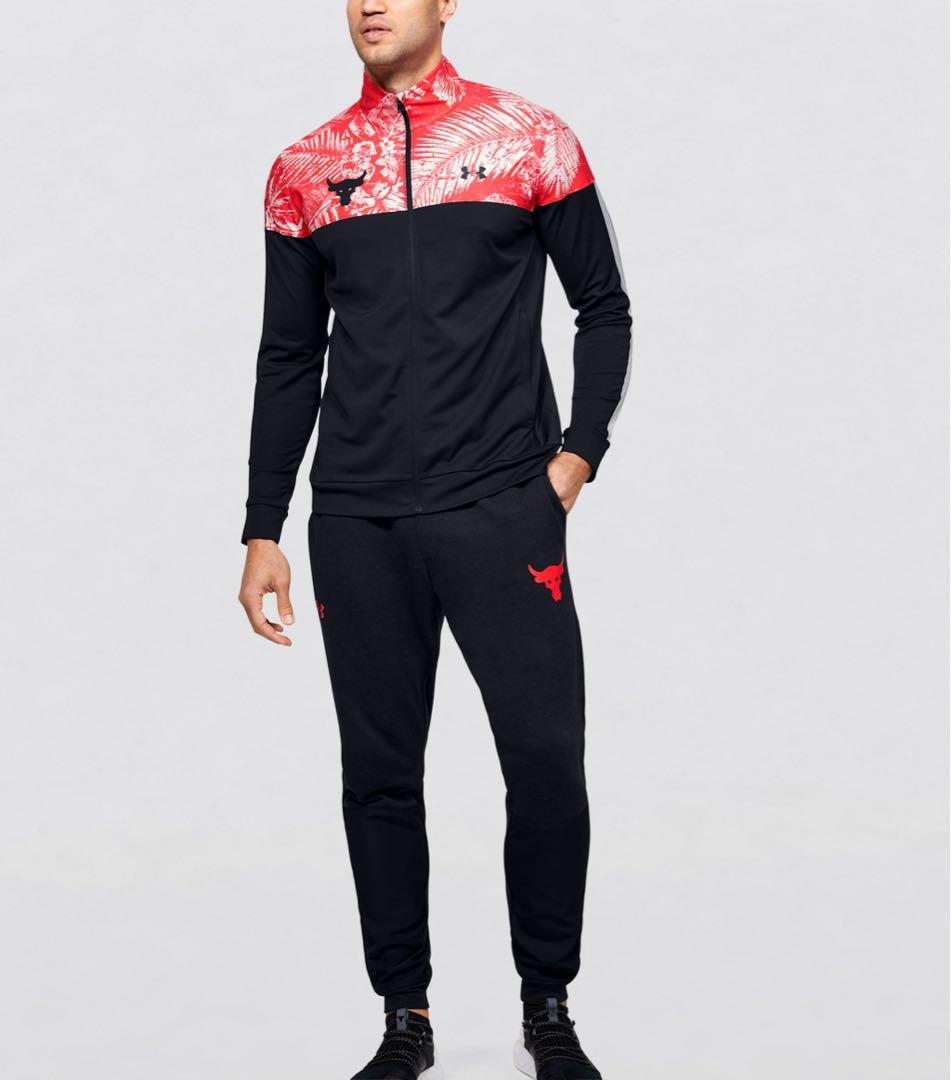 Project rock track jacket S size Men s Fashion Activewear on Carousell