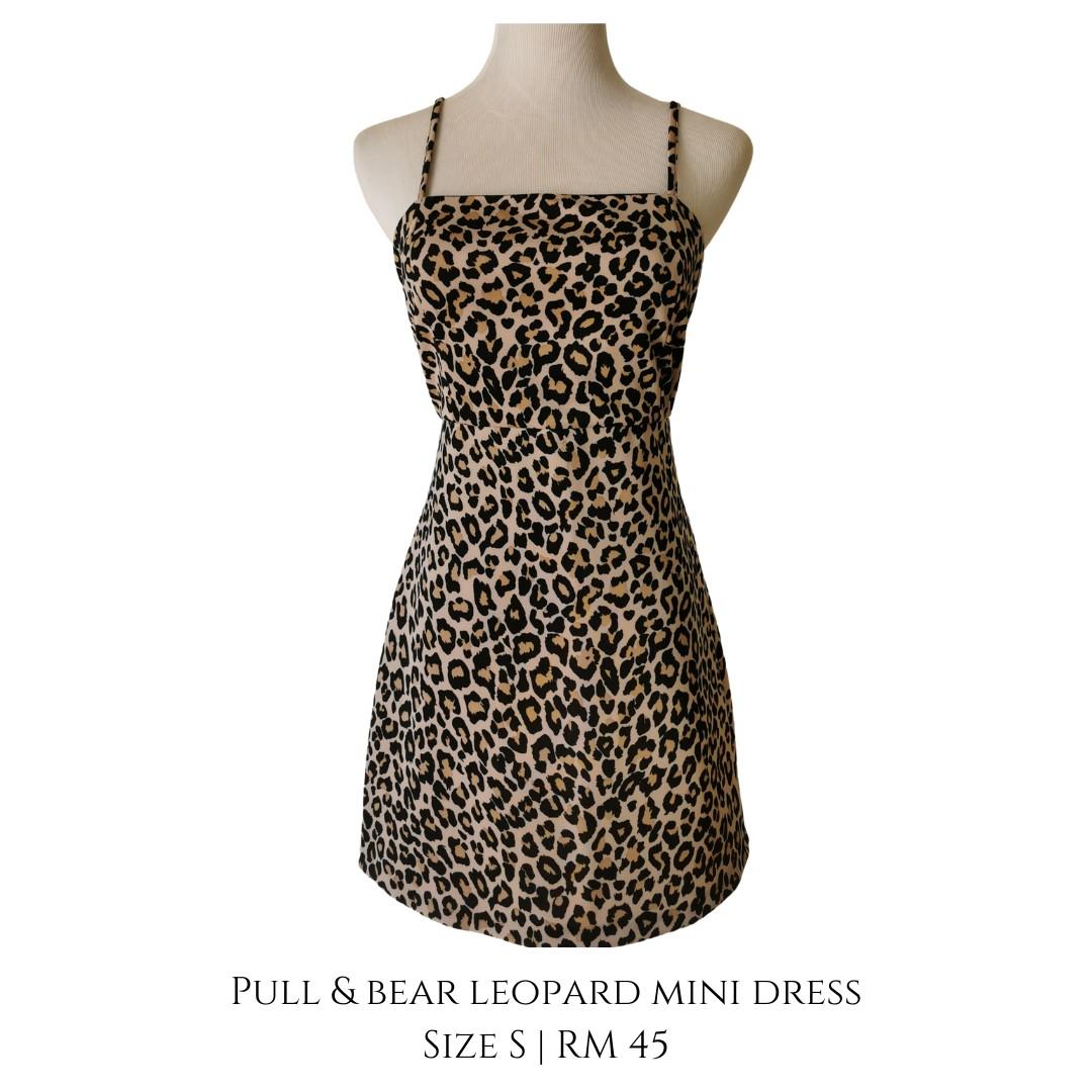pull and bear leopard dress