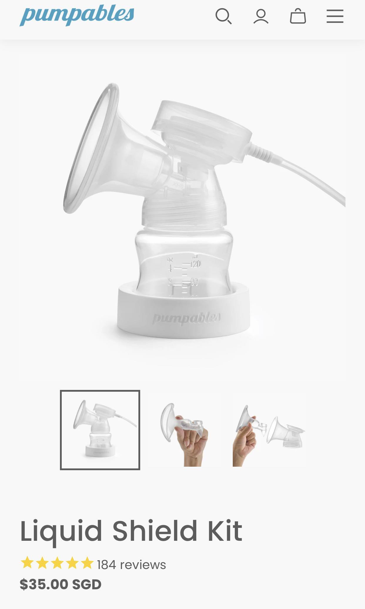 Pumpables Liquid Shield Kit 21mm, Babies & Kids, Nursing & Feeding