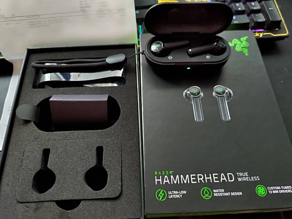 Razer hammerhead true wireless delay deals