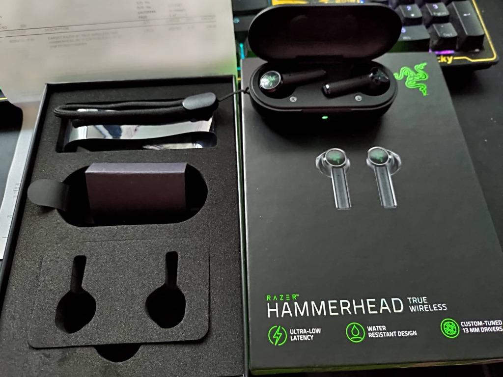 Razer hammerhead new arrivals true wireless waterproof