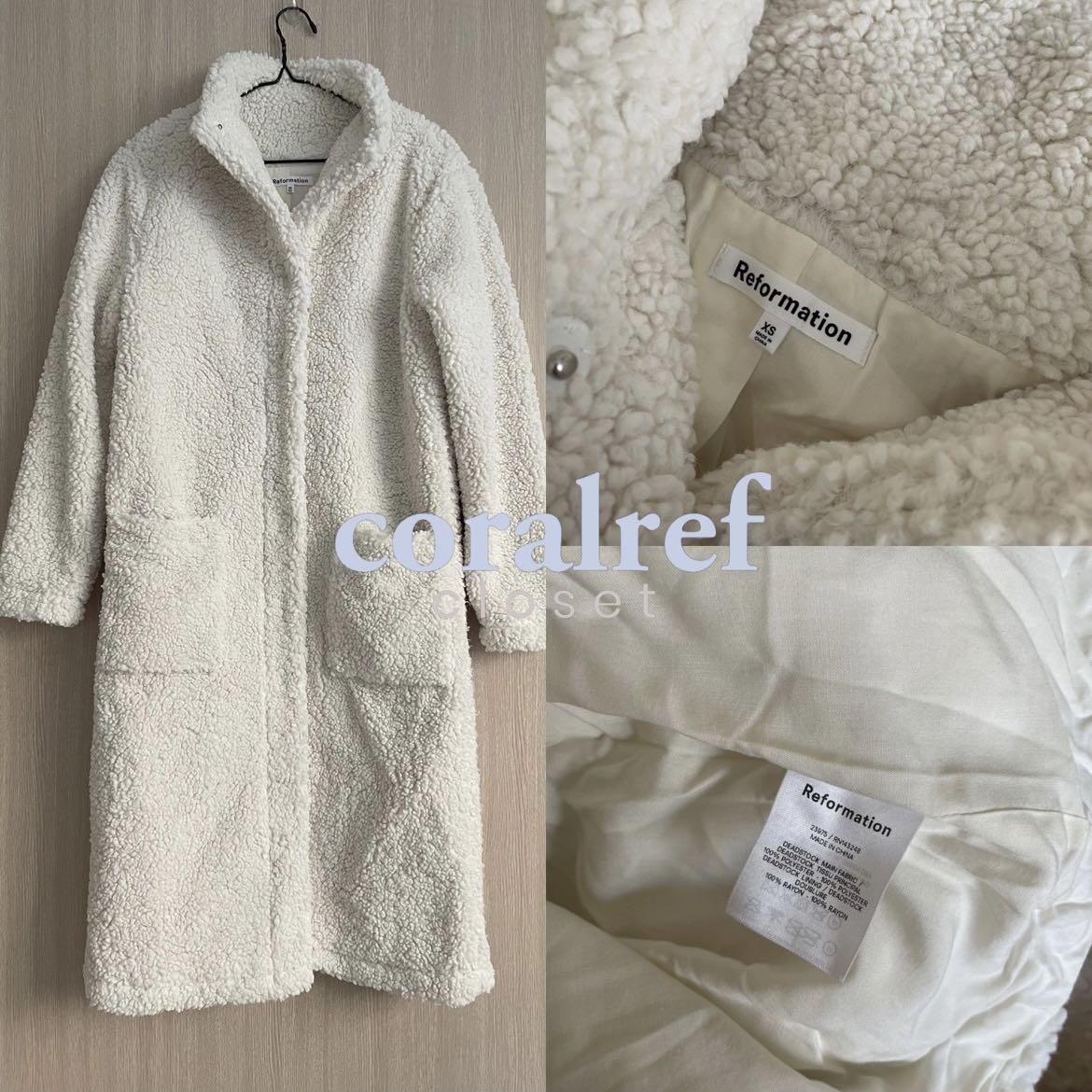 Reformation teddy clearance coat