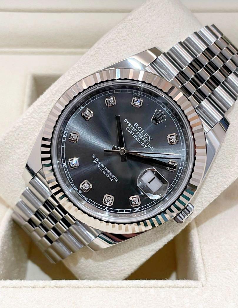 Rolex Datejust 41 Diamond Dial Luxury Watches on Carousell