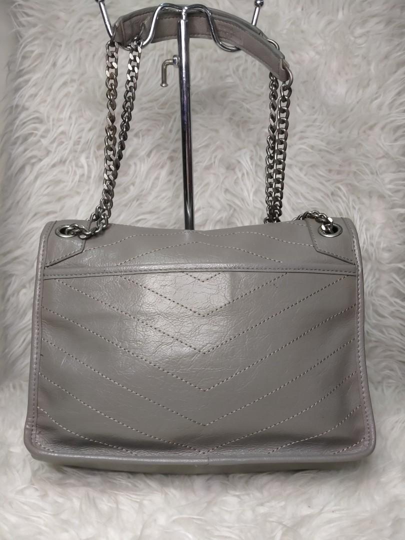 Saint Laurent Nikki Large grey colour bag, Luxury, Bags & Wallets on ...