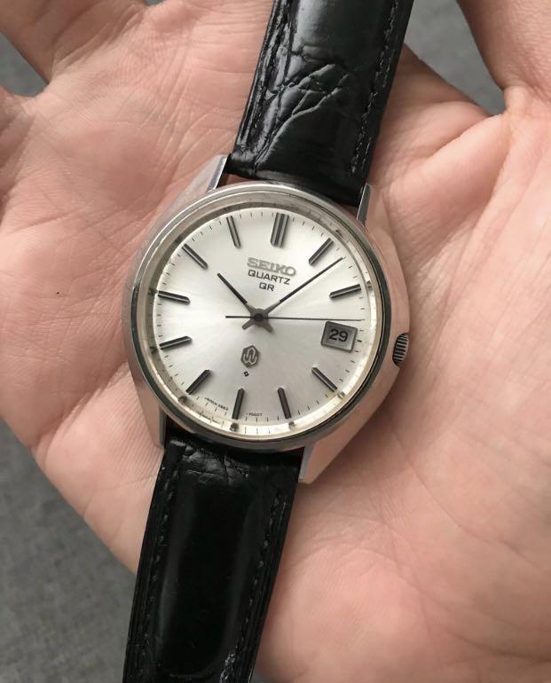 Seiko Quartz QR (white silk dial), Men's Fashion, Watches & Accessories,  Watches on Carousell