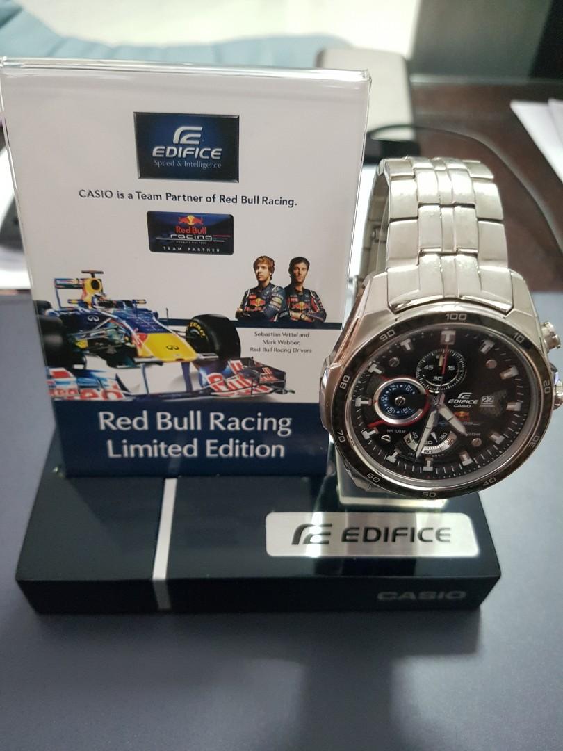 Casio is a team partner of red bull racing sales