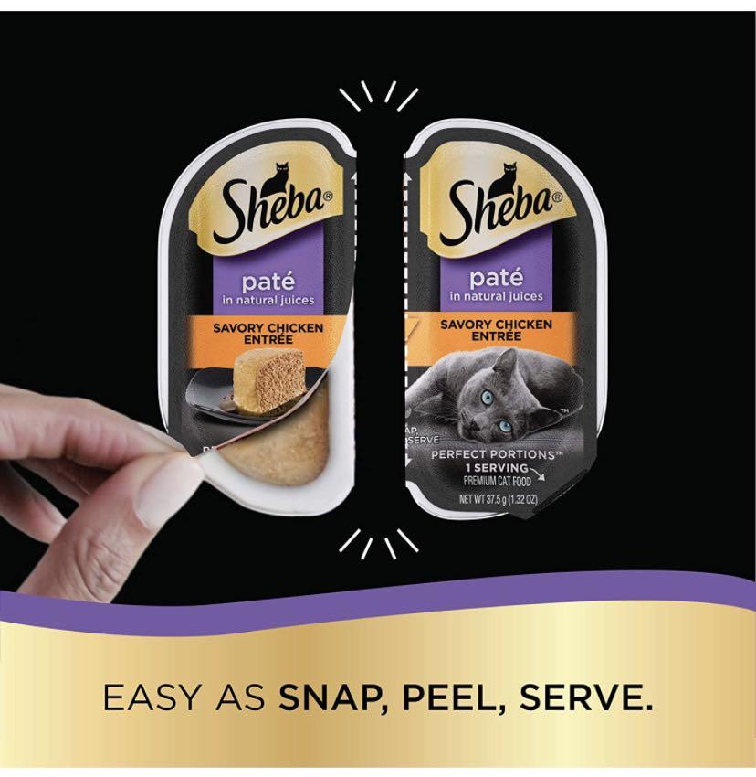 SHEBA, CAT WET/CAN FOOD, Pet Supplies, Pet Food on Carousell