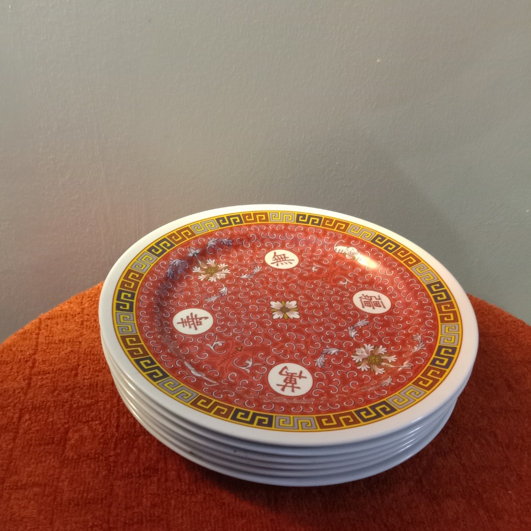 Singapore Melamine Plates (6 pieces), Furniture & Home Living