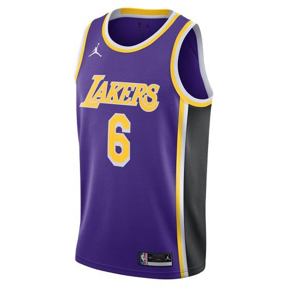 Men's lebron clearance lakers jersey