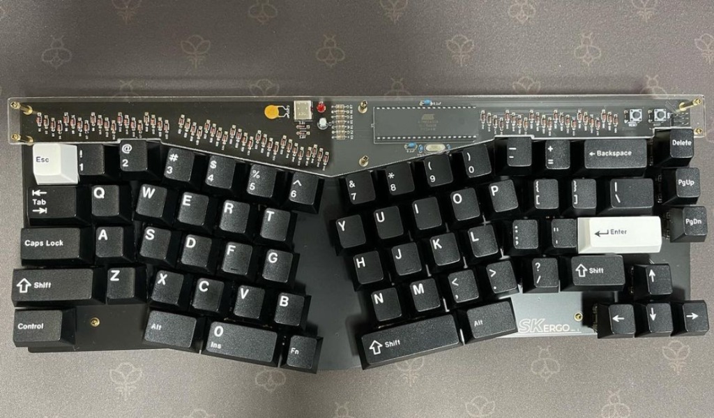 SKErgo Through Hole Custom Mechanical Keyboard, Computers & Tech, Parts