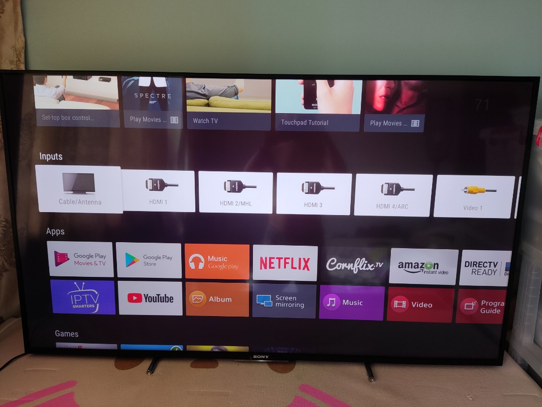 Sony 55 Inches Smart Tv Tv Home Appliances Tv Entertainment Tv On Carousell
