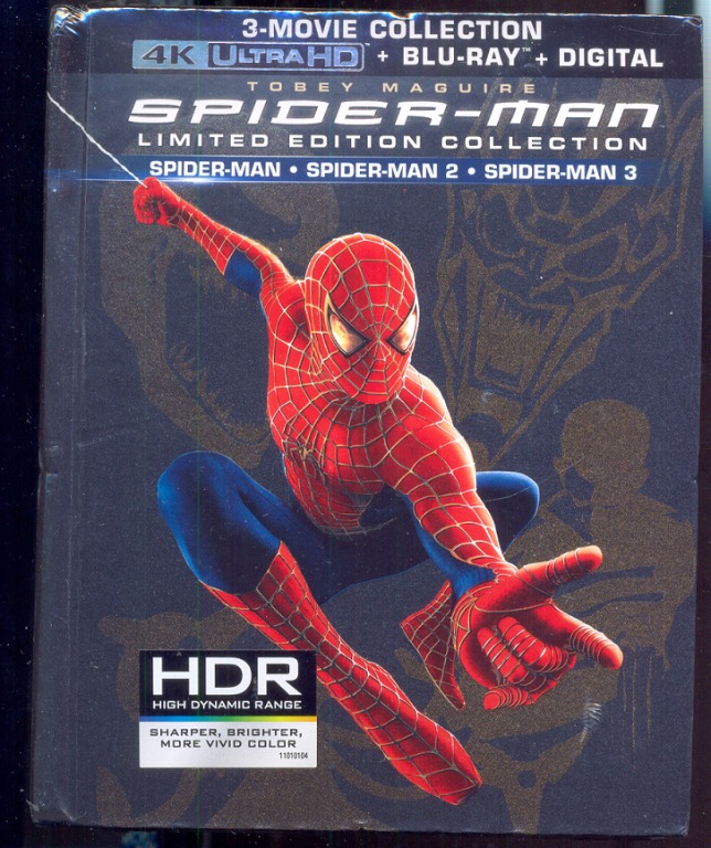 Spiderman 3-Movie Collection 4K [ Blu-Ray ], Hobbies & Toys, Music & Media,  CDs & DVDs on Carousell