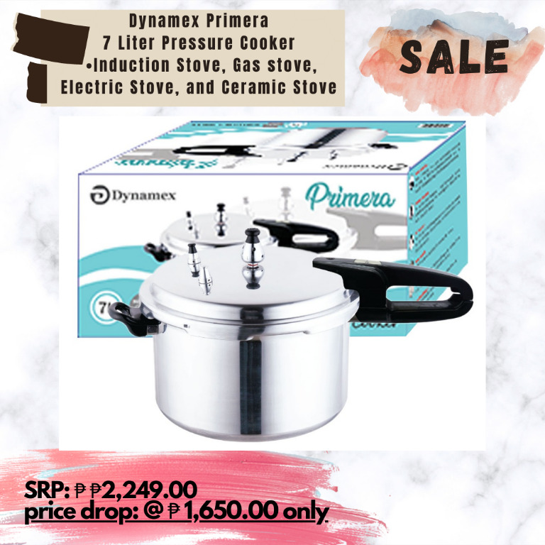 Stainless Pressure Cooker 7Liters Dynamex Classic Primera Induction Stove Gas stove Electric Stove and Ceramic Stove Furniture Home Living Kitchenware Tableware Cookware Accessories on Carousell