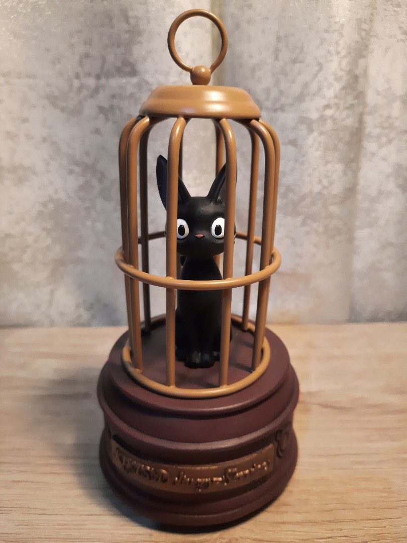 Studio Ghibli Jiji Music Box, Hobbies & Toys, Toys & Games on Carousell