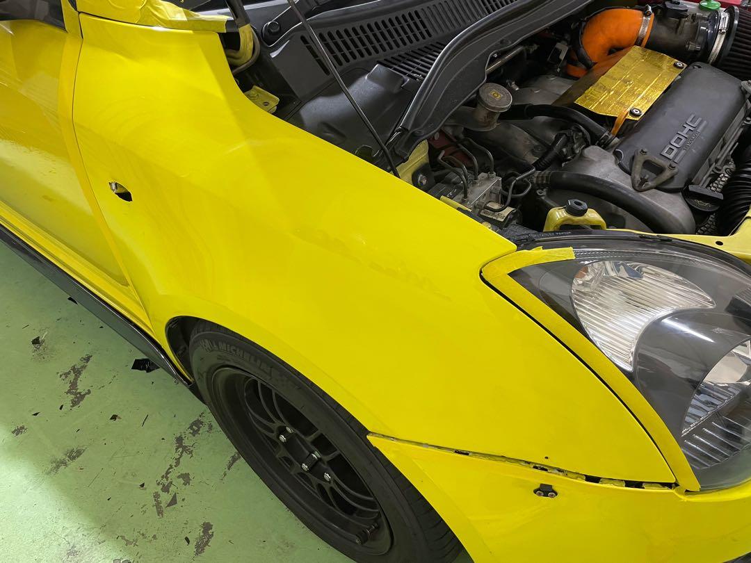 Suzuki swift car fender high gloss wrap, Car Accessories, Accessories