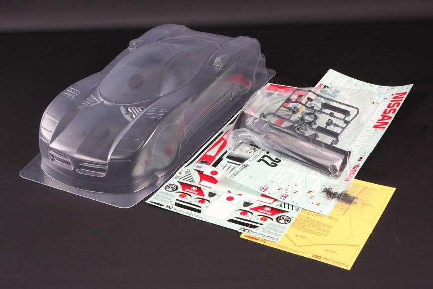 Tamiya 1:10 Nissan 日產R390 GT1 190mm 遙控車殼, 興趣及遊戲, 玩具