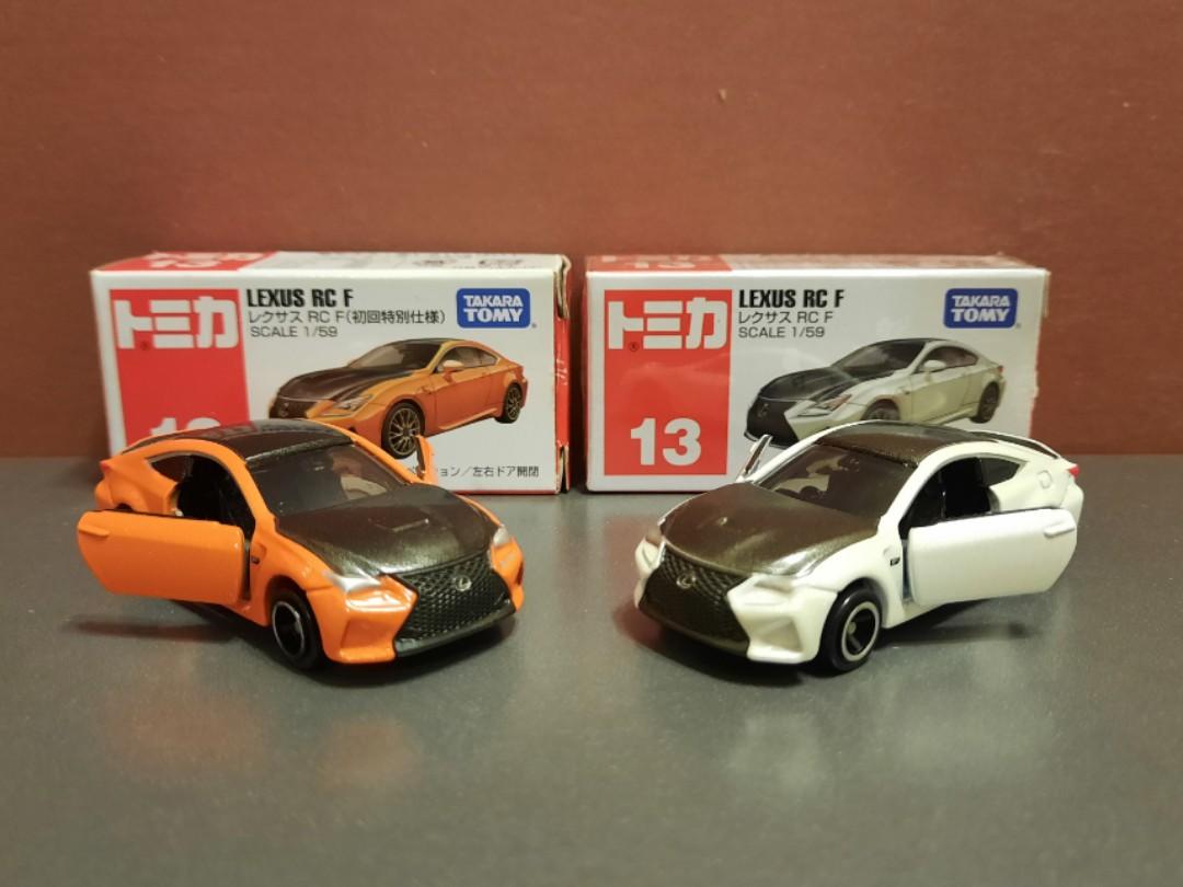 Tomica Lexus Rc F 對裝車仔 初回有花 興趣及遊戲 玩具 遊戲類 Carousell