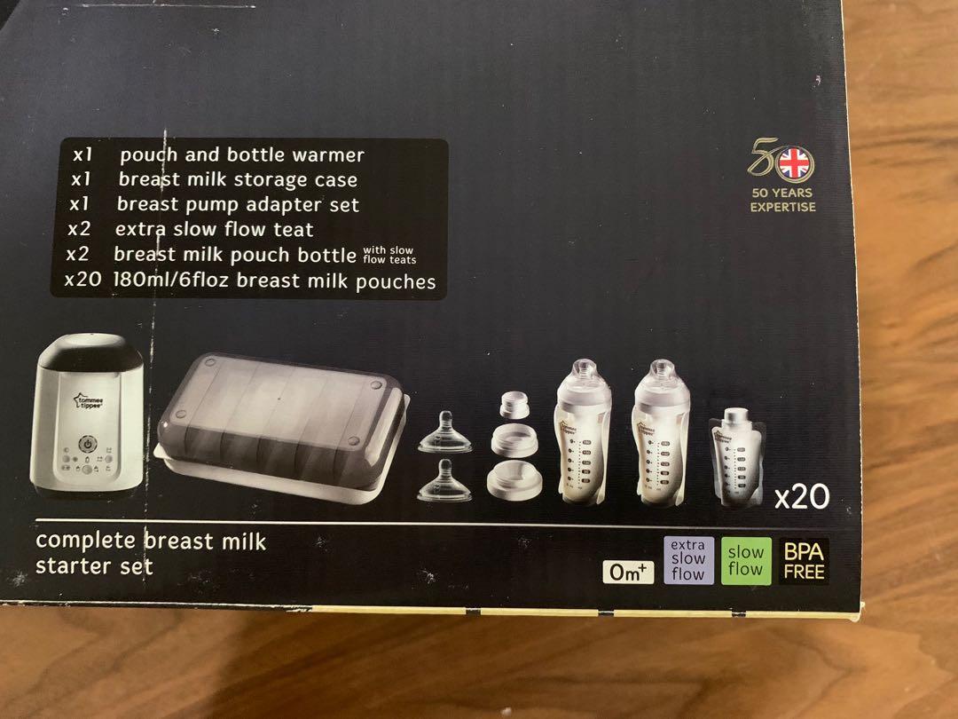 Tommee Tippee Express and Go Complete Breast Milk Starter Kit, Babies