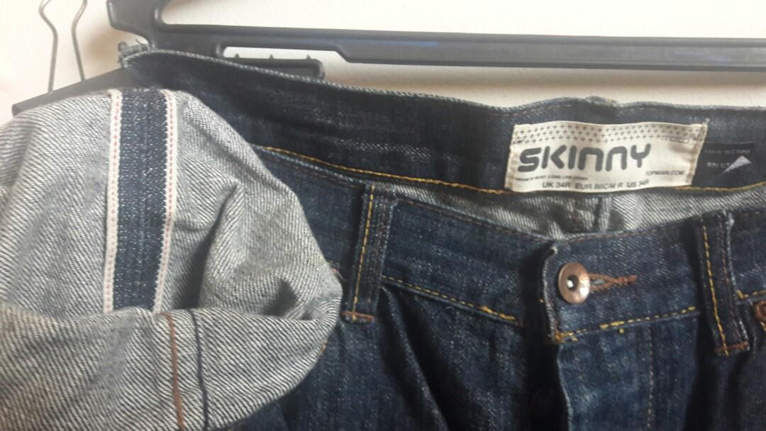Topman selvedge sales