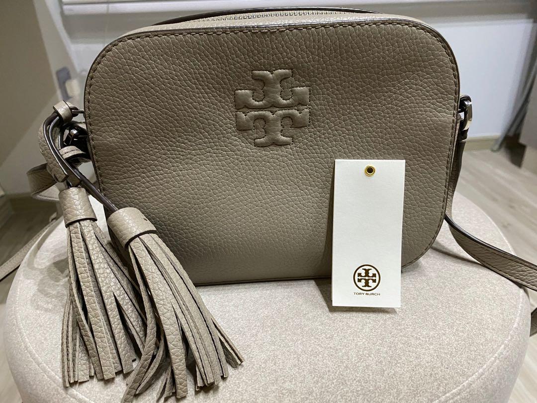 Tory Burch Thea camera Bag French Gray, Women's Fashion, Bags & Wallets,  Cross-body Bags on Carousell