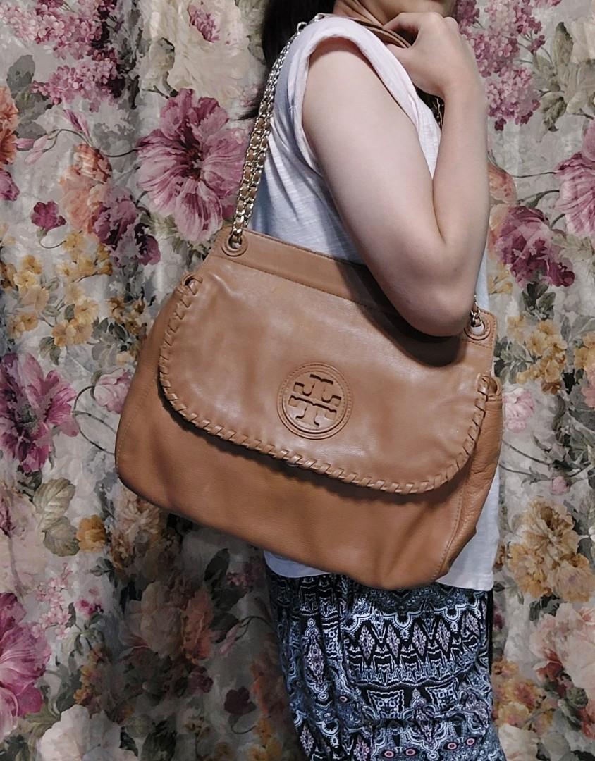 Tory Burch Marion Mini Crossbody Bag in Brown