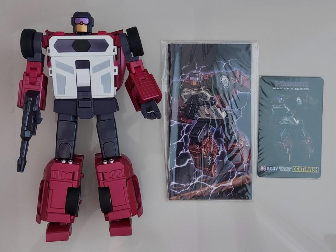 Transformers (Category: Toy Figures) located in Singapore. Submitted by xeallor (Listing ID 1122385414, Image 2). Description: No box. Includes all accessories. -xtransbots stunticons all 4 $220 SOLD (breakdown MX xiii $40 SOLD, wildrider MX xiv $60 SOLD, deadend MX xv $70 SOLD, dragstrip MX xvi $70 SOLD) -xtransbots beachcomber mm viii $65 -dx9 astrotrain d05 $80 -badcube brawn ots02 $75 -fanstoys seaspray ft27 $60.