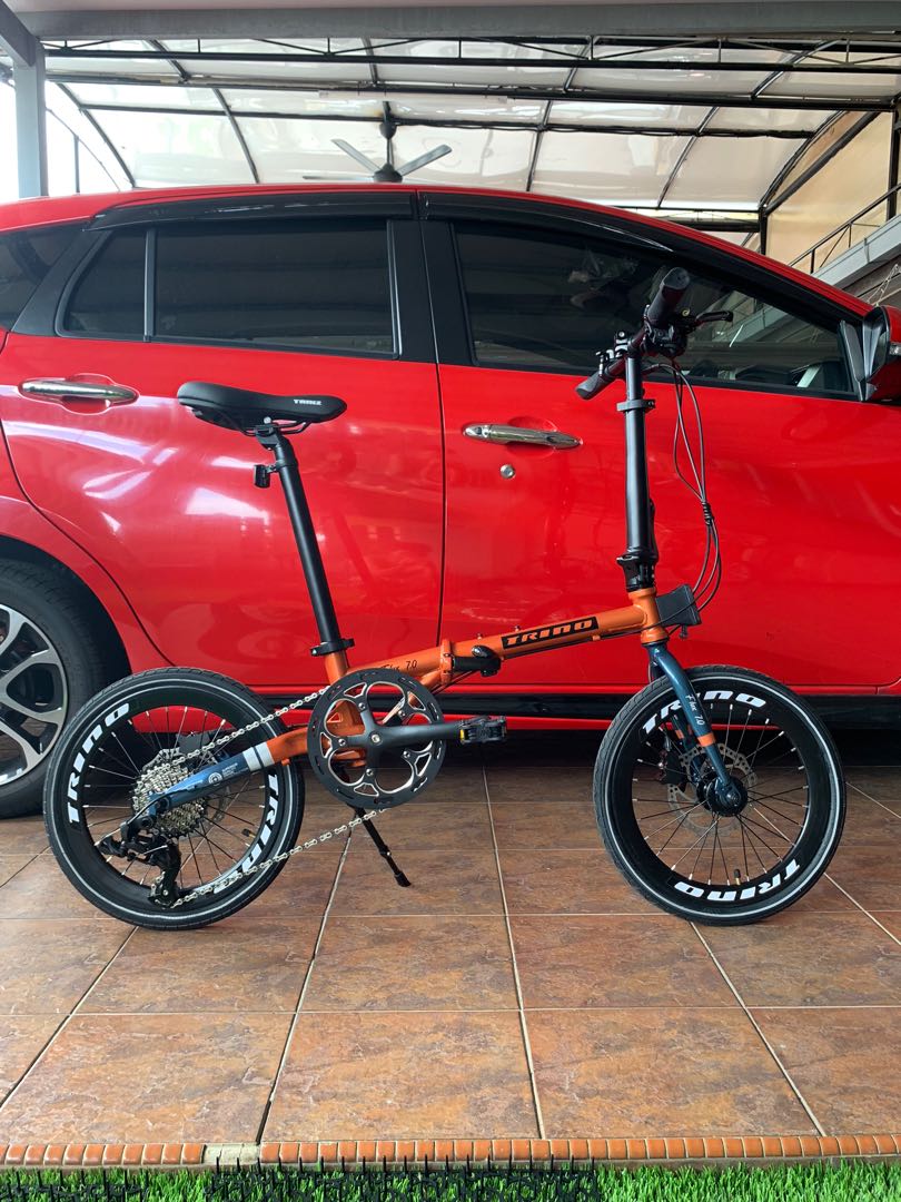 trino racer folding bike