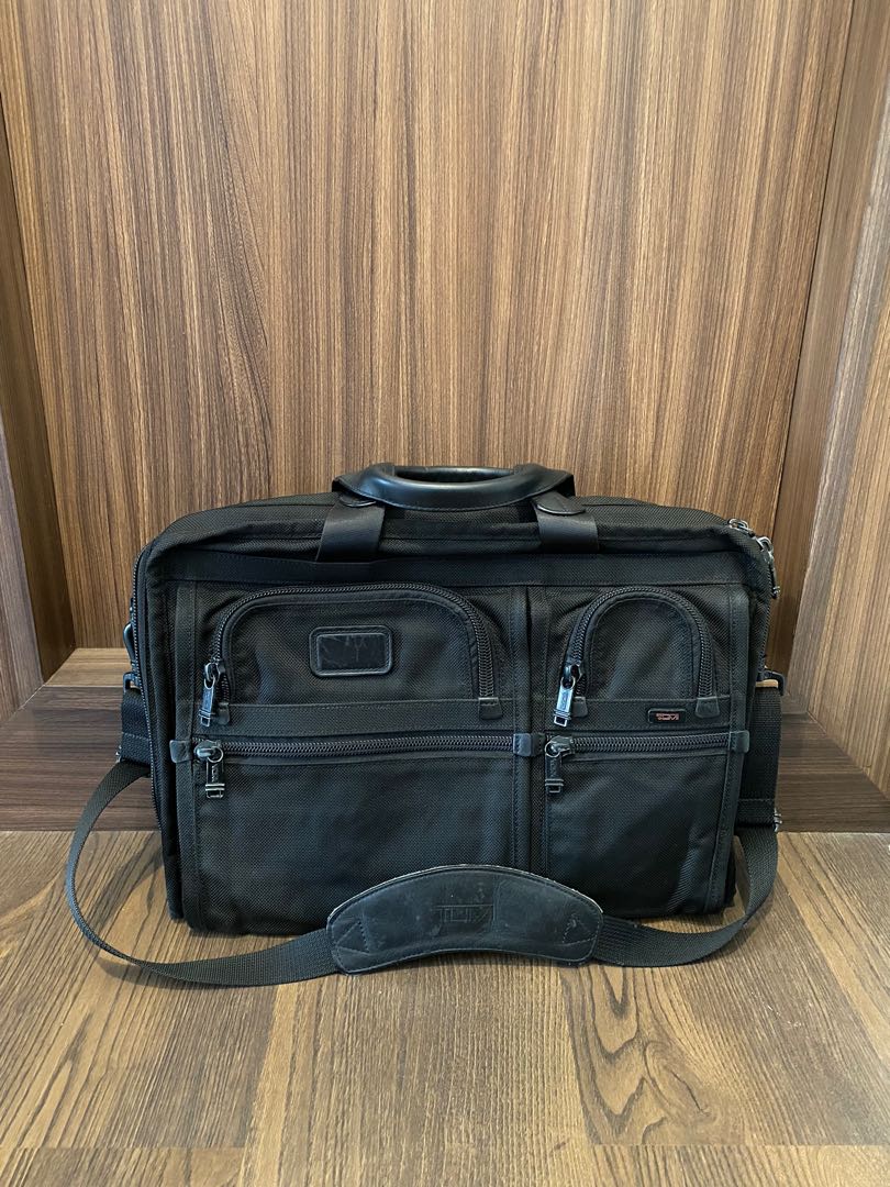 Tumi alpha 2 briefcase original asli, Fesyen Pria, Tas & Dompet , Tas