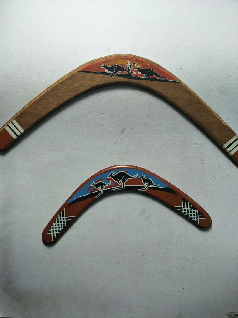Used But it's still in good condition. Wooden Boomerangs From Australia