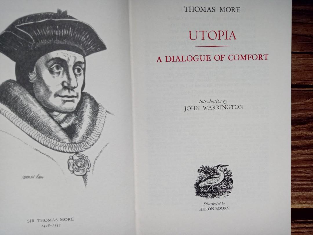 Utopia By Thomas More Hobbies Toys Books Magazines Storybooks On