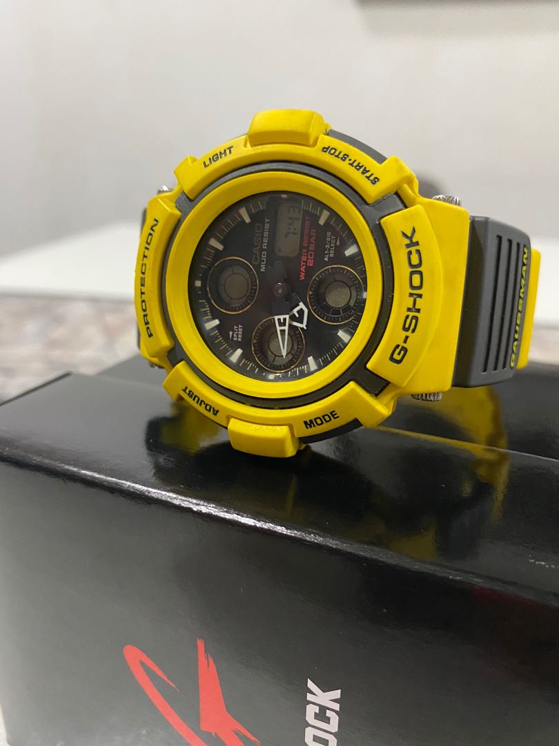 【完動美品】G-SHOCK AW-570 GAUSSMAN × MUDMAN vintage_gshock_gaussman_aw570_