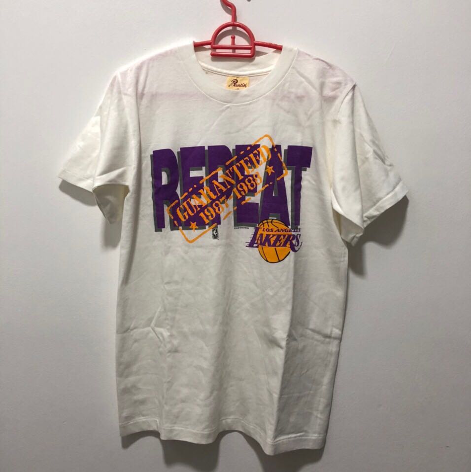 Los Angeles Lakers T Shirt Vintage 80s 1987 LA NBA Basketball Champs 50/50  Made In USA Mens Size Small in 2023