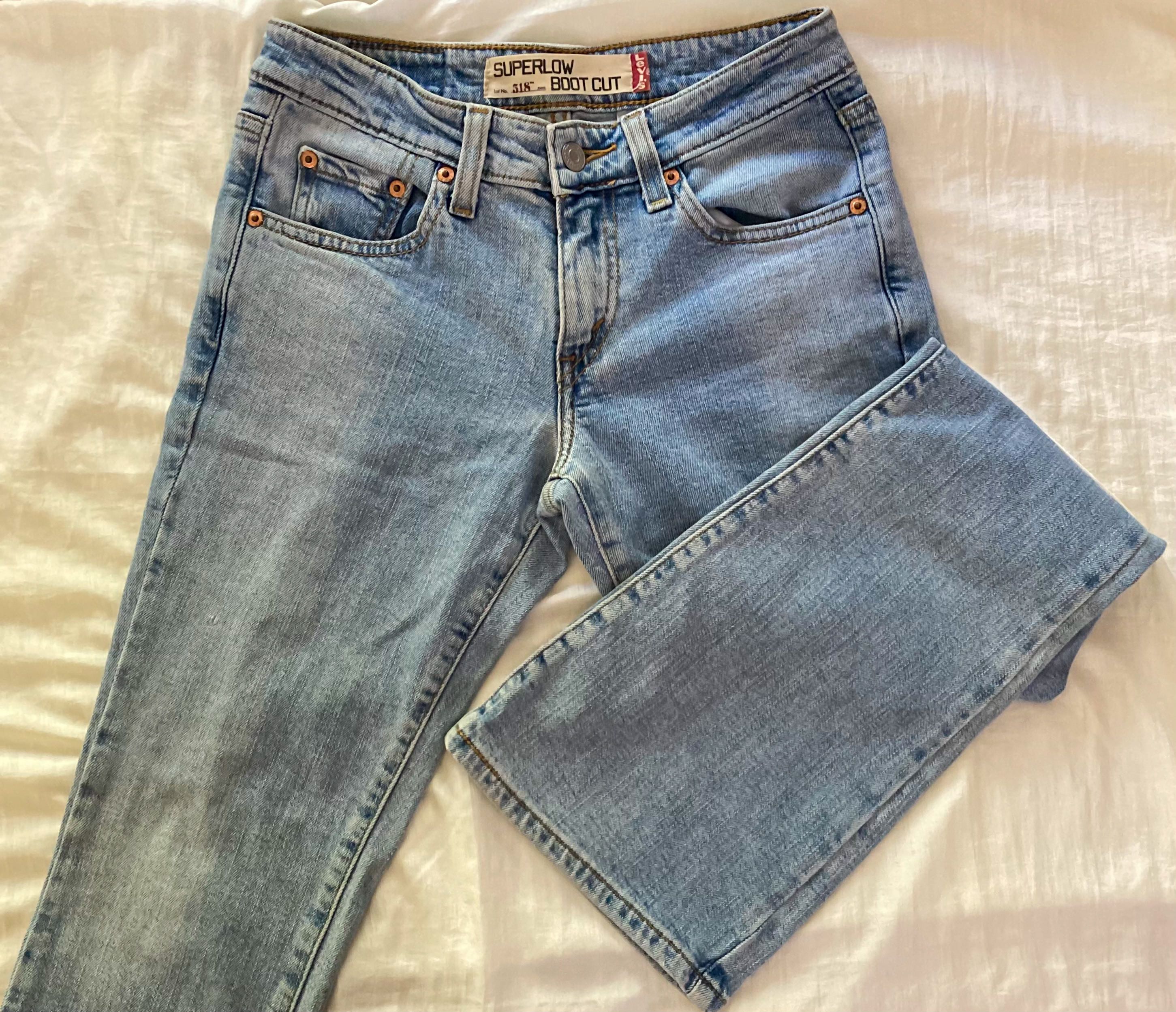 Vintage LEVI's 518 Jeans Super Low Bootcut, Women's Fashion, Bottoms, Jeans  on Carousell