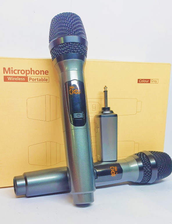 Wireless Dual Microphone K380s, Audio, Microphones on Carousell