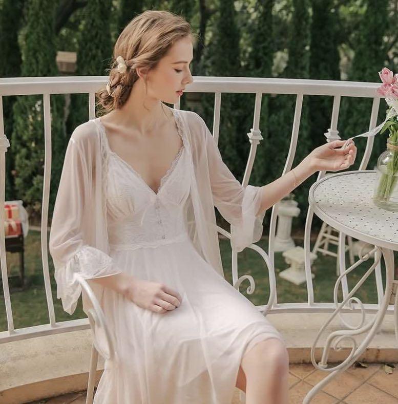 Women Nightwear Elegant Lingerie Dress