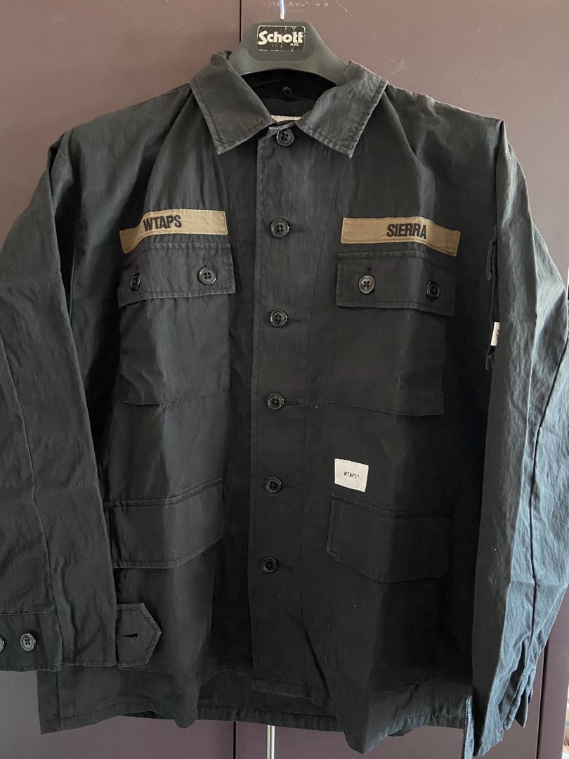 19SS WTAPS JUNGLE LS 01 SHIRT 191WVDT-SHM01 , 男裝, 外套及戶外衣服